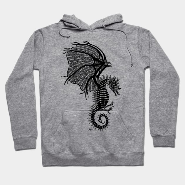 Sea Wyvern Hoodie by fakelarry